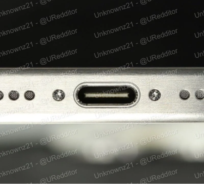 USB 타입C 포트 장착 애플 아이폰15 프로 실물 기기 유출 정보