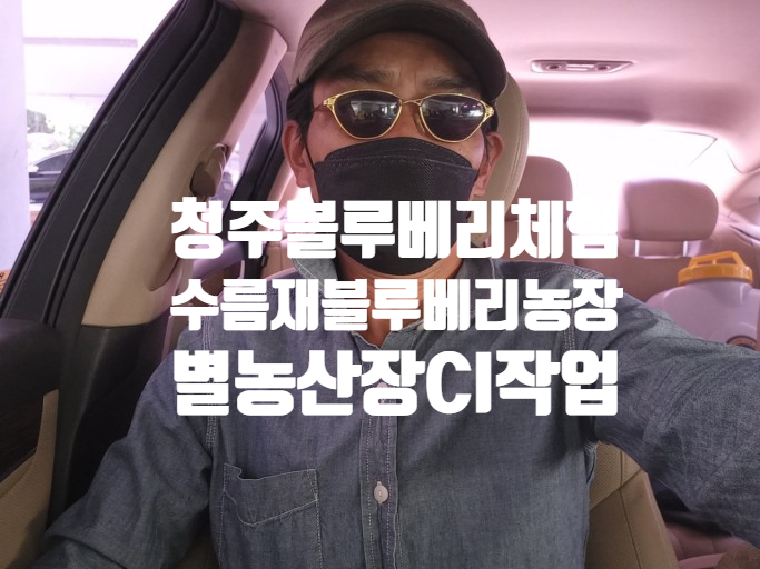  청주수름재블루베리농장 "별농산장" CI 작업 통폐합