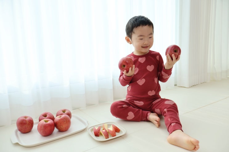 경북예천 사과 잭과과일나무 달콤 새콤 너무 맛있지