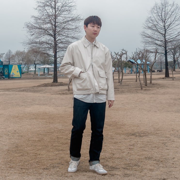  천연가죽 남자 키높이 독일군 스니커즈, 남친룩 코디 봄/여름 신발 추천 (위더로드)