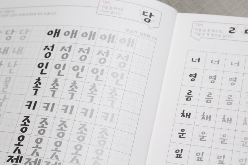 예쁜글씨 연습하기 캘리그라피 손글씨 연습 시작했어요 : 네이버 블로그