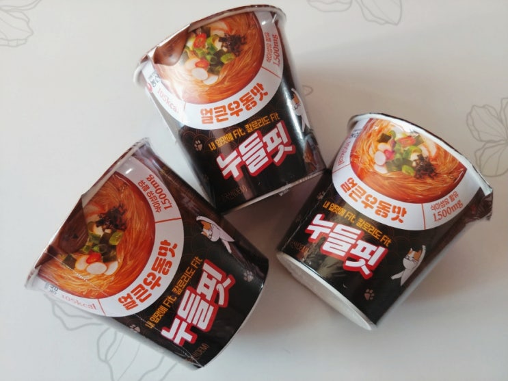  다이어트 입터짐방어용 농심 누들핏 얼큰우동맛