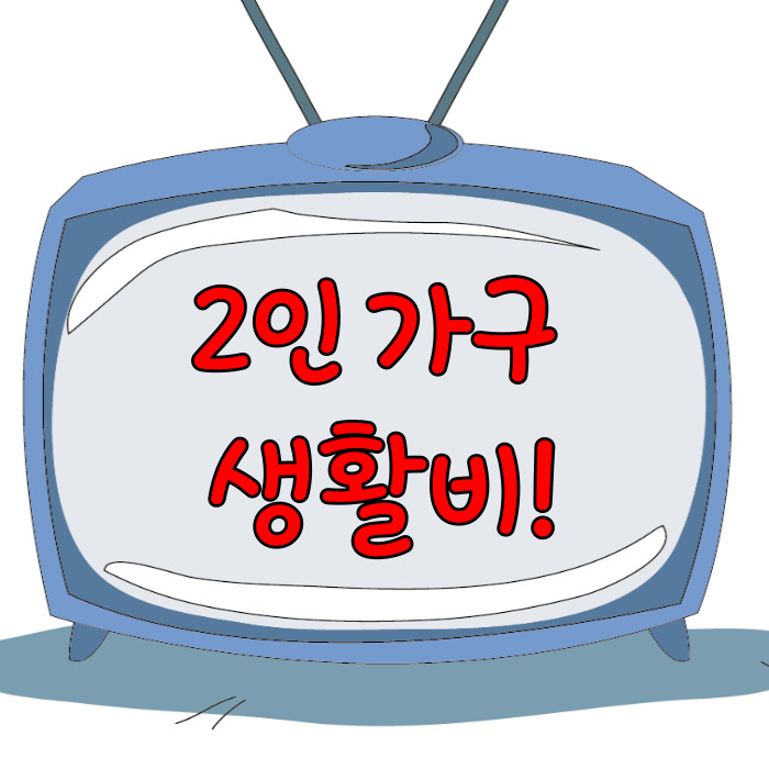  2인가구 생활비, 돈관리가 안된다면!