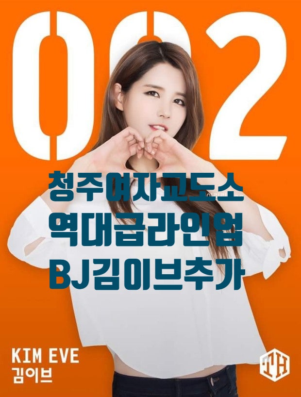  청주여자교도소 BJ 김이브 본명 김소진 나이 인스타 프로필 복역 3개월차 최순실 이은해 고유정 라인업 추가