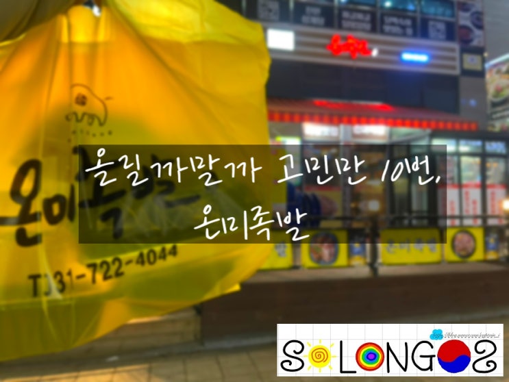  [경기도 성남/맛집] 소개할까말까 고민만 10번, 온미족발
