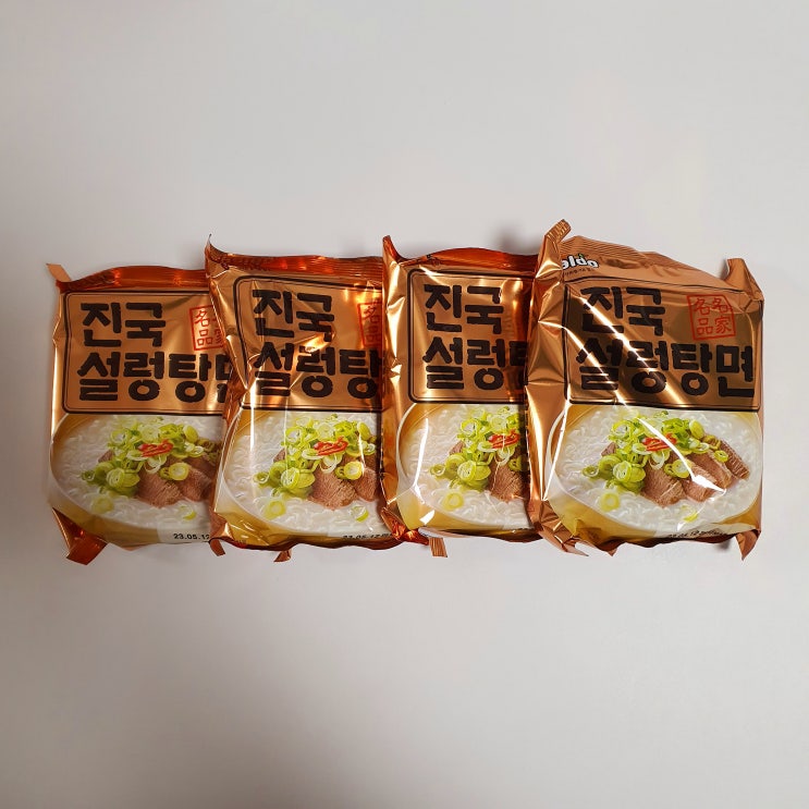  팔도 진국설렁탕면 명품명가 내돈내산