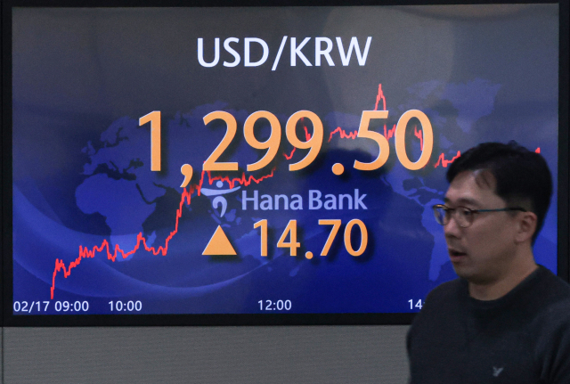되살아난 인플레 공포…환율 장중 1300원 재돌파 되살아난 인플레 공포…환율 장중 1300원 재돌파