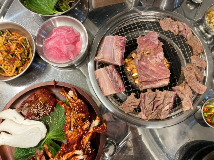  신사역 고기집 “가로수그곳2” 소갈비살 양념게장 가로수길 세로수길 맛집