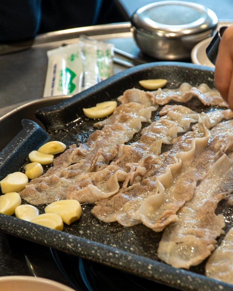 수유 맛집 가성비 갑 고깃집 유정돈데이 (대패+삼겹+목살 고기 600g에 22000원)