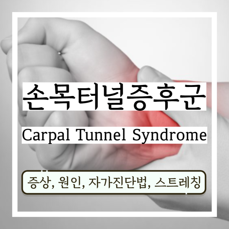 손목터널증후군 스트레칭 증상 원인 자가진단법 손목터널증후군 스트레칭 증상 원인 자가진단법