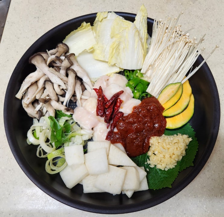  이지쿡 대창전골 밀키트
