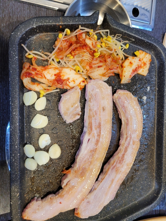  양재 먹보집 포이사거리 생삼겹살과 부대찌개