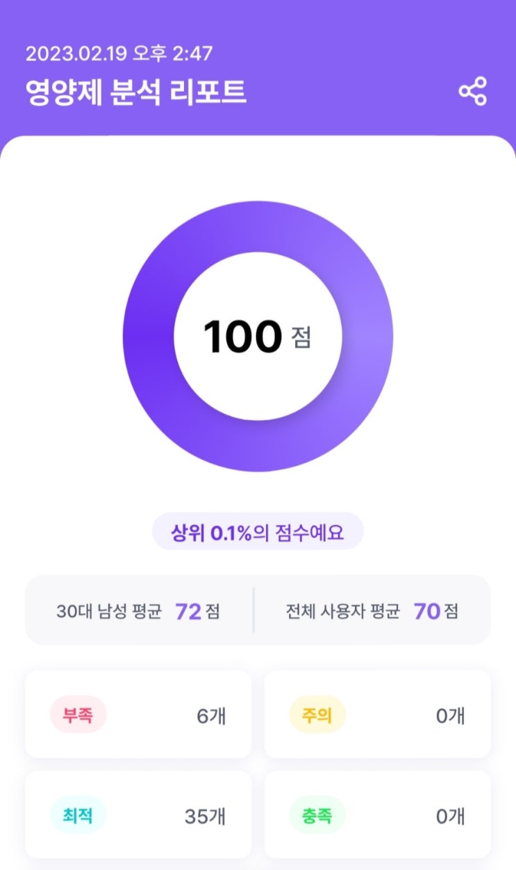  필라이즈 - 영양제 관리 어플 100점 달성 (콜라겐부스터 체험단 선정)