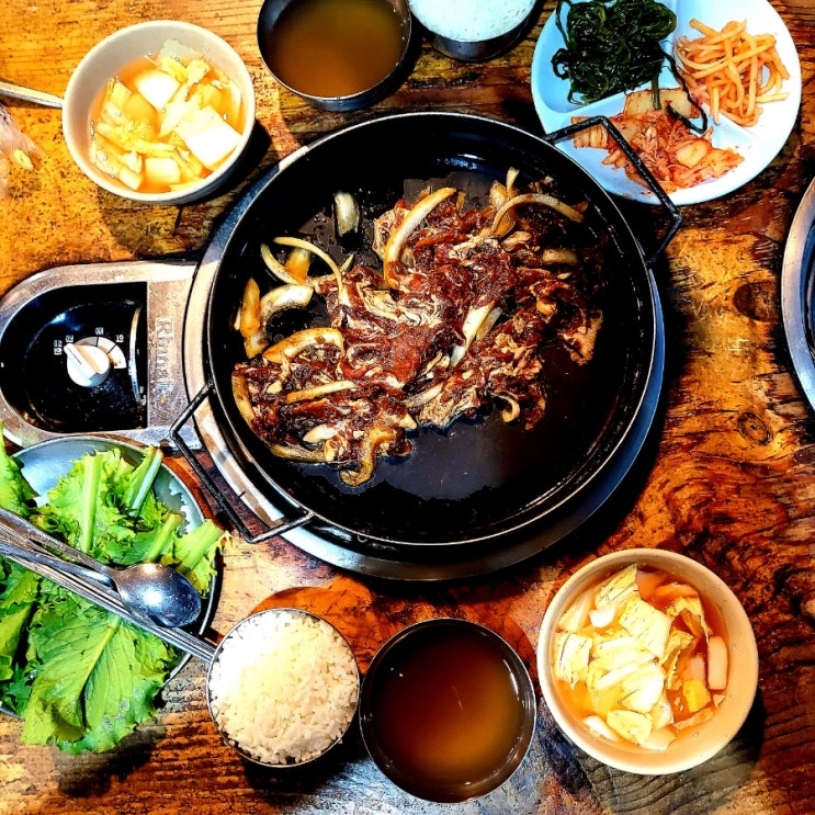  자양동 기사식당 맛집 송림식당_돼지불고기 백반