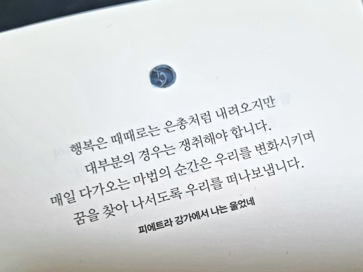 새해 추천 도서 저는 이거 ! ( 파울로코엘료 ,지대넓얕, 삶의 목적을 찾는 45가지 방법)