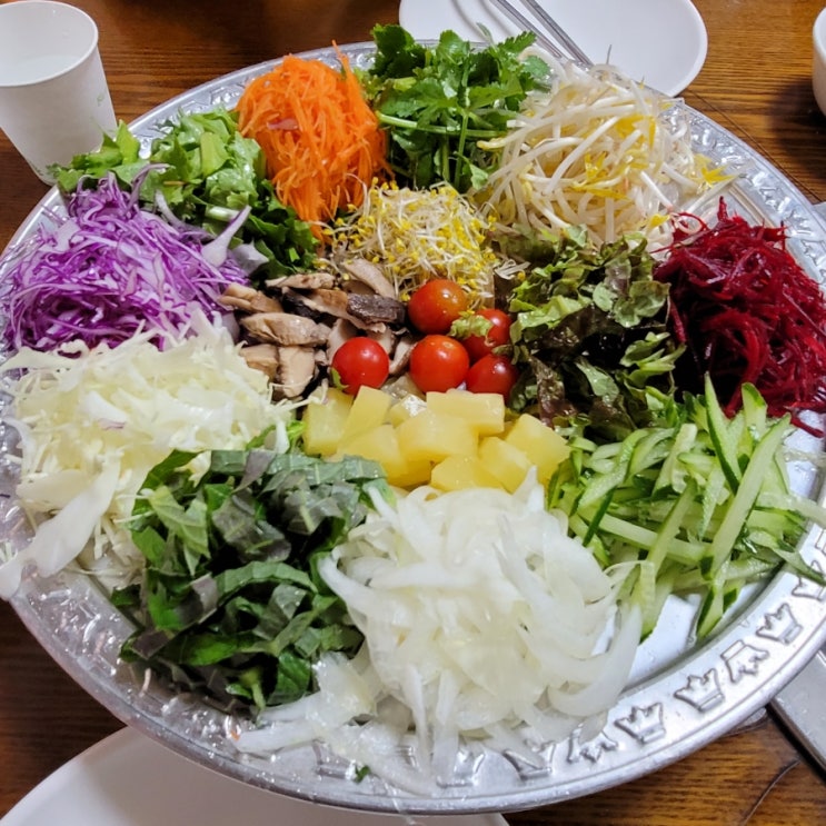 길동 인정원 월남쌈 무한리필 직접 고기를 구워먹어요!!