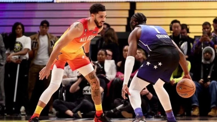 <2023 NBA <b>올스타전</b>> 역대 최악의 노잼, <b>MVP</b> 제이슨 테이텀