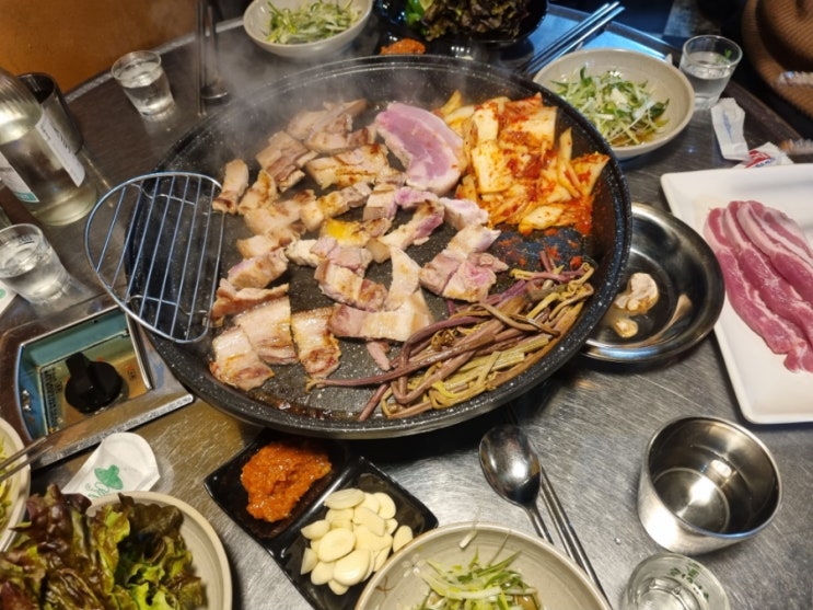  의정부 고기집 간판없는삼겹살 짱맛있음 신곡동 맛집