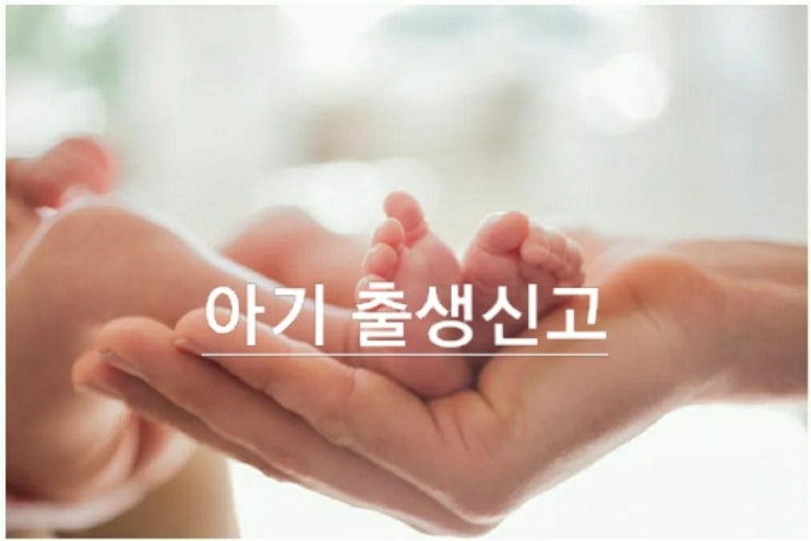  아기 출생신고 하는 방법(준비물, 기간, 꿀팁)