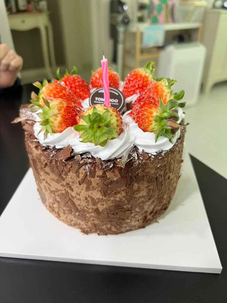 친구생일 파주 운정 토모루 베이커리 초코 케익 후기 친구생일 파주 운정 토모루 베이커리 초코 케익 후기