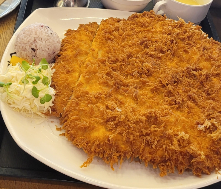 <대전 유성구 돈가스 맛집>홍익 돈가스 맛과 크기 만족스러워요