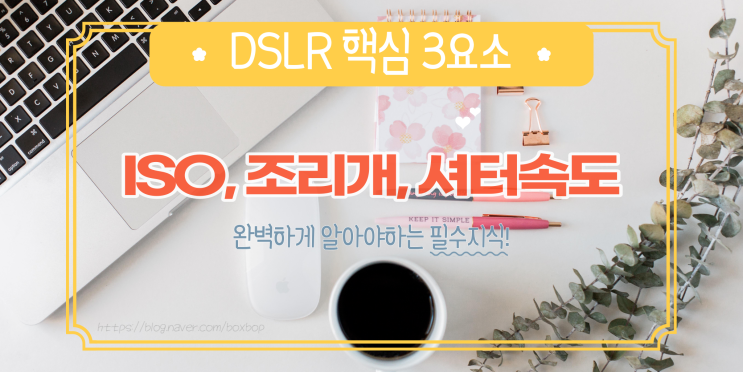  DSLR 왕초보 탈출기! ISO, 조리개, 셔터속도 3요소 핵심정리