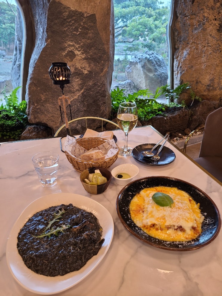  제주 한경면 맛집 '빌레뱅디' 천연암반정원 비스트로 키친