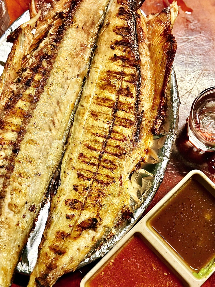  금천구청 맛집 노포 감성 연탄 생선구이 포장마차탄