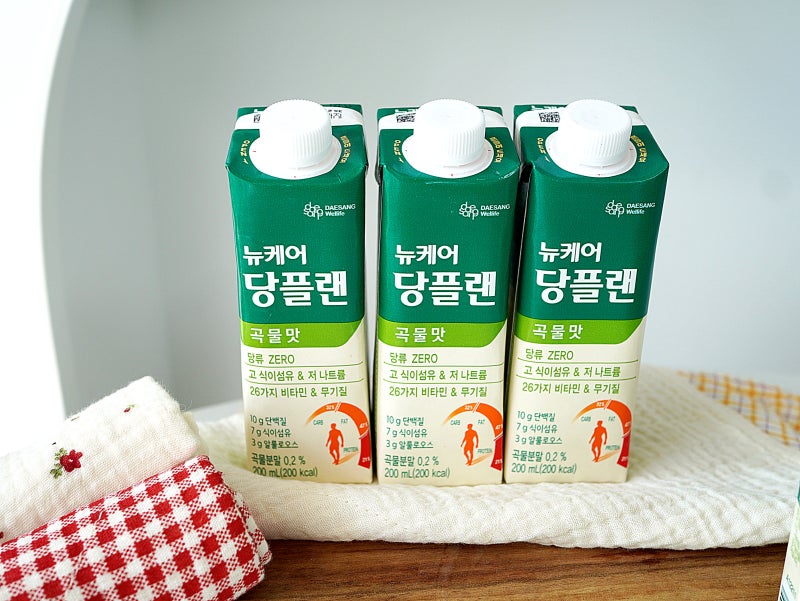 당뇨병 두유 뉴케어 설탕 프로그램 시리얼 맛 맛있고 편리한 당뇨병 관리 2