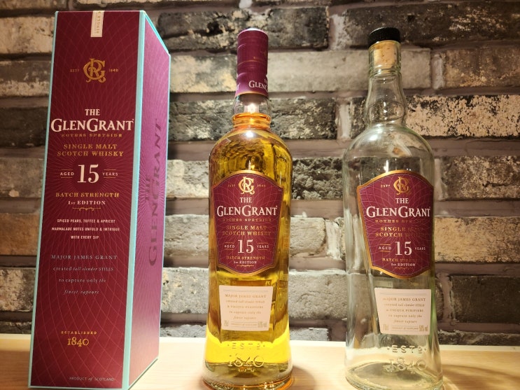 [위스키 리뷰] Glengrant 15Y BS (글렌그란트 15년 배치 스트렝스) 완병 후기