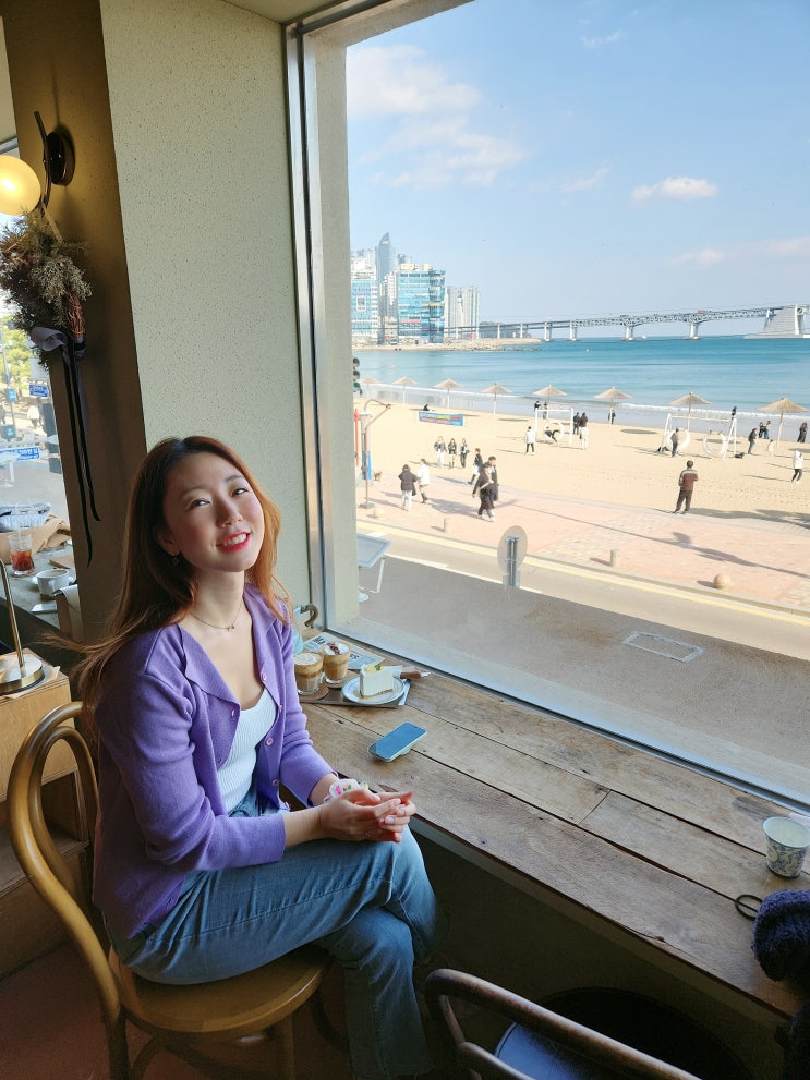  부산 광안리 카페 오션뷰 예쁜 에쏘 반려동물 동반 가능