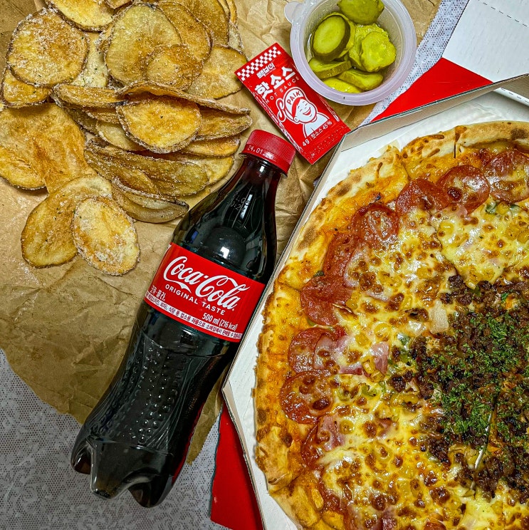  대구 신매동 배달맛집 빽보이피자 울트라 빽보이