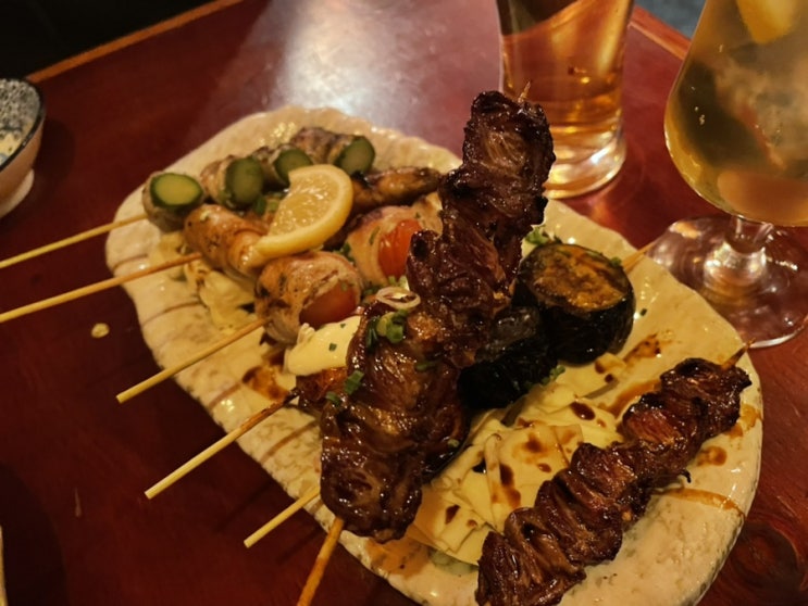  [신림 이자카야] 진화로 일본식 꼬치맛집!