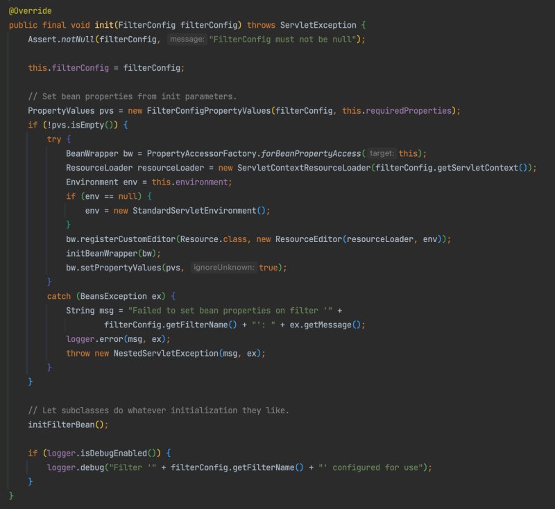 Spring boot Filter : 네이버 블로그