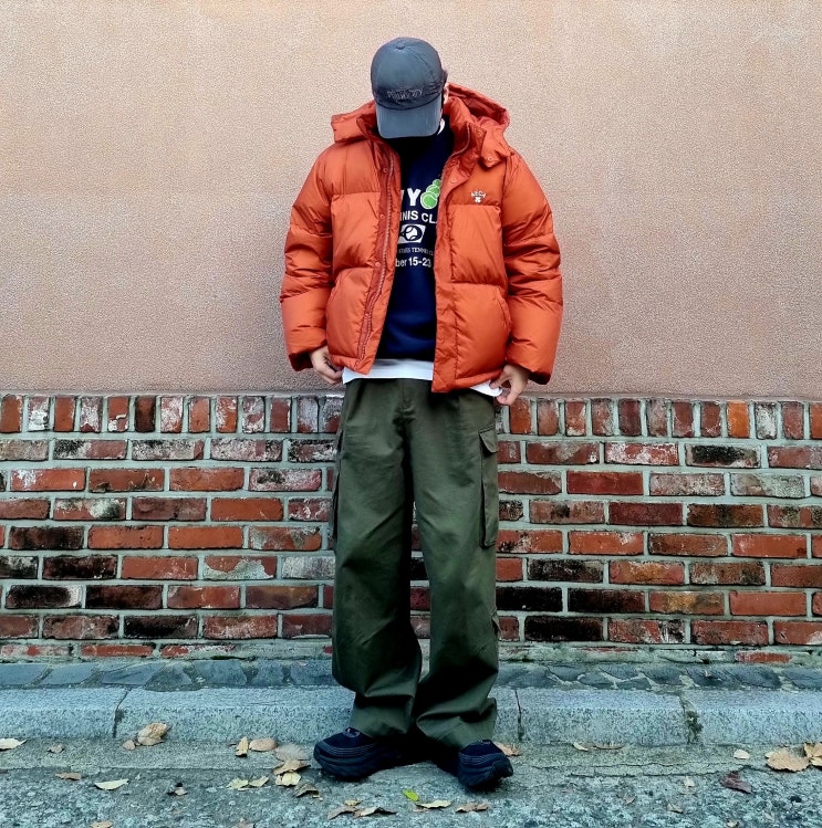  [에이카화이트] CLOVER SHORT DOWN ORANGE