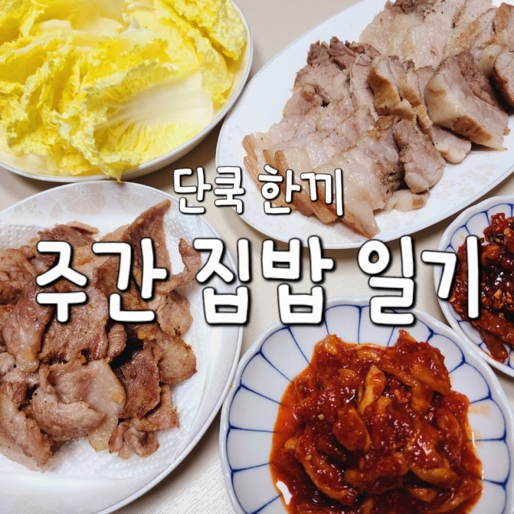  주간 집밥 일기/계란 찜기/반숙란/수육/떡만두국/계란 장조림
