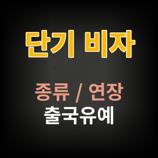  외국인 한국 단기비자 종류 및 연장, 출국유예
