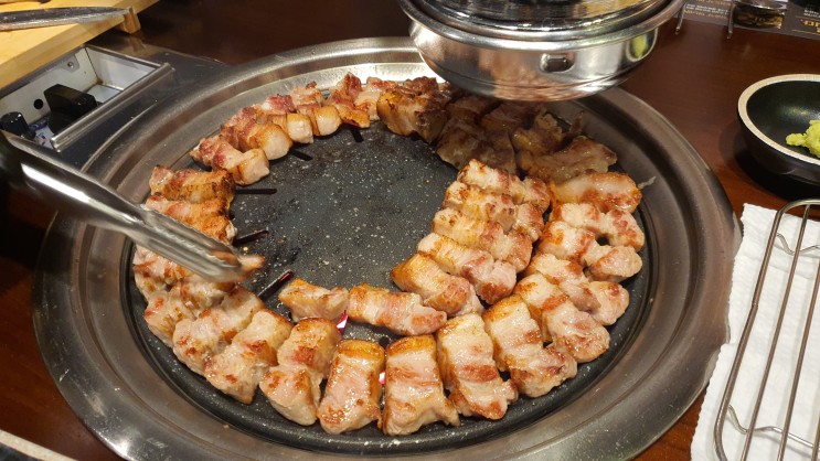 [양산 범어리] 구워주는 삼겹살 맛집 육시리 오슬로파크 양산점