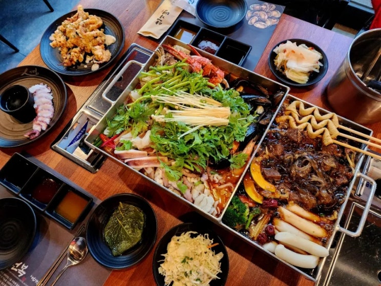  수원 영통 맛집 망포역 술집 국물이 끝내주는 해물탕, 인기명 망포점 꽃갈찜B세트
