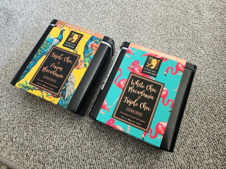  BYRON BAY Cookies Triple choc & Lemon Macadamia Special Edition