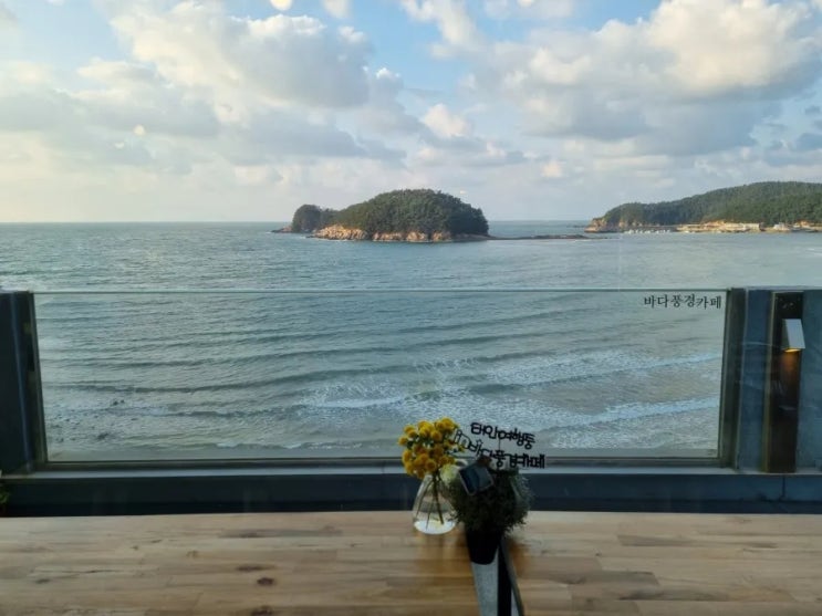  태안 바다가 보이는 카페 바다풍경카페
