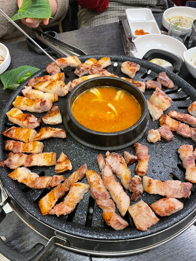 [주안역 맛집] 술이 술술 고기집 해바라기 정육식당 !