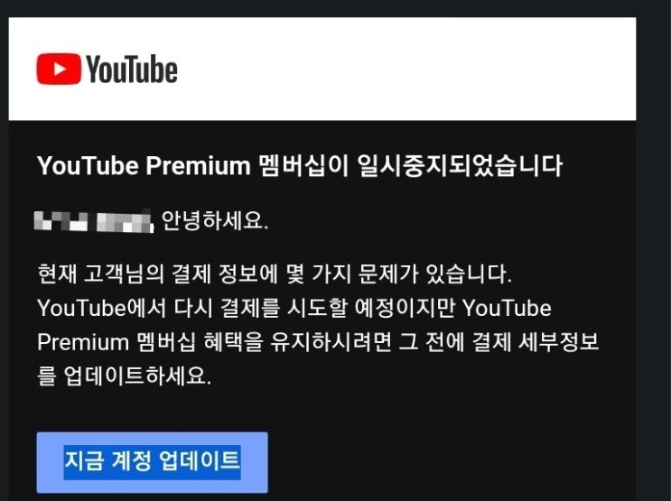 터키 유튜브 프리미엄 결제와 유튜브 프리미엄 환불받기. (유튜브 채팅 고색센터)