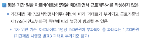  사장님을 위한 아르바이트 고용노동법과 성희롱예방 (근로계약서 미작성 벌금, 2023 최저 임금 시급 프리랜서 알바 종합소득세 주휴수당 조건 계산기 계산법 연장근로수당 소정근로시간)