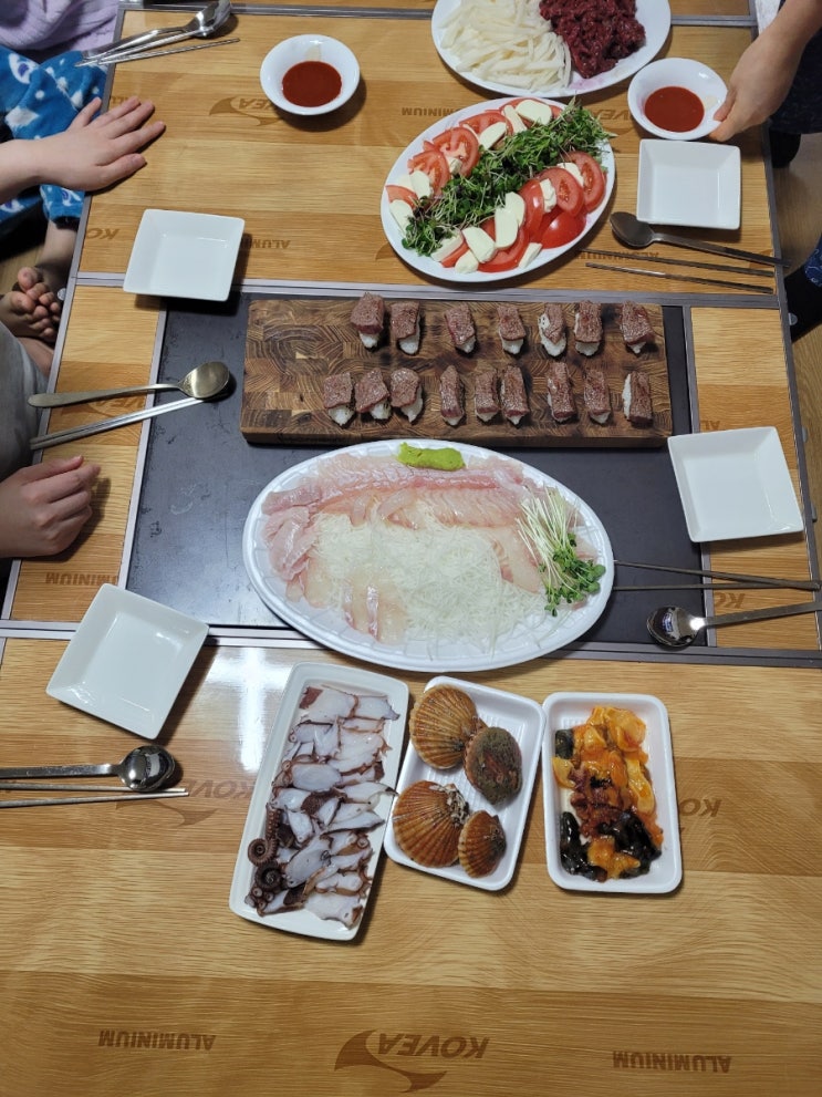  의왕시 친구네 집에서 만찬
