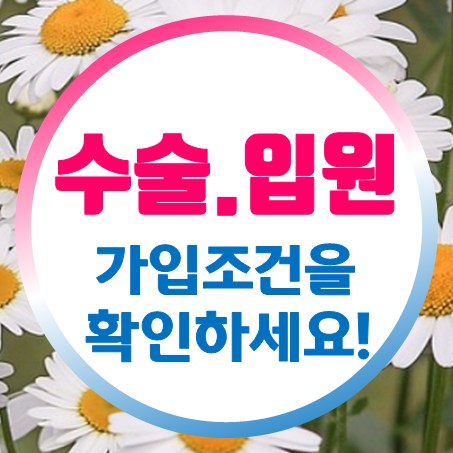  수술보장보험 뇌혈관질환 심장질환 질병 입원수술비보험 비갱신 가입조건 확인