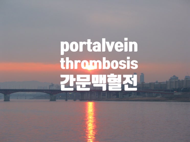 portal vein thrombosis(간문맥혈전/종양혈전)