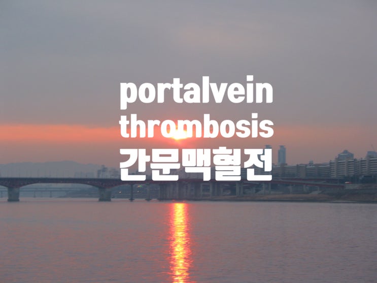  portal vein thrombosis(간문맥혈전/종양혈전)