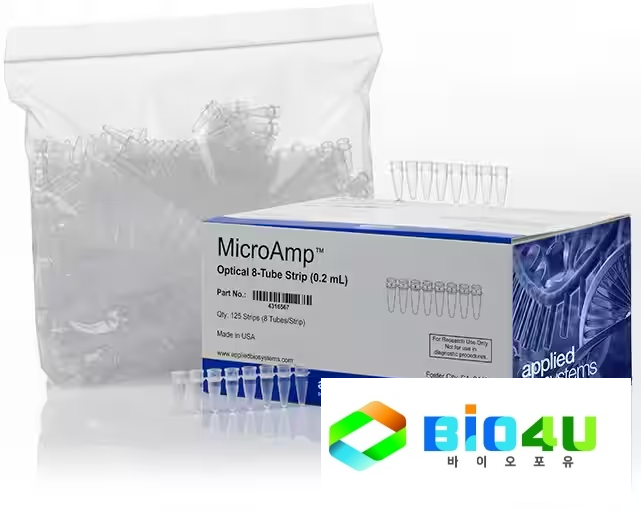 "Applied Biosystems" MicroAmp Optical 8-Tube Strip, 0.2 mL, 4316567