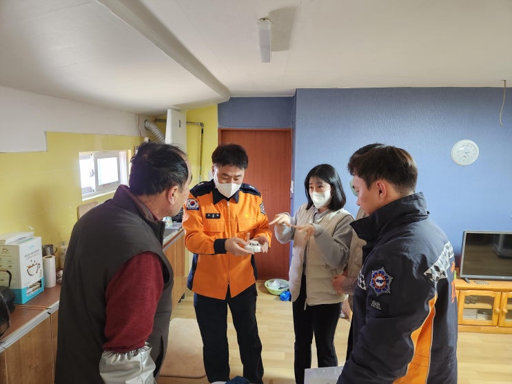  포항남부소방서, 청각 장애인 보이는 화재경보기 보급